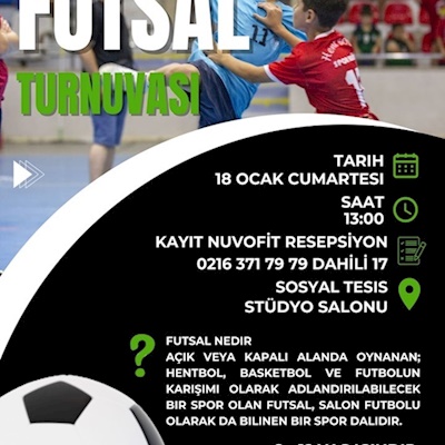 FUTSAL TURNUVASINA DAVETLİSİNİZ