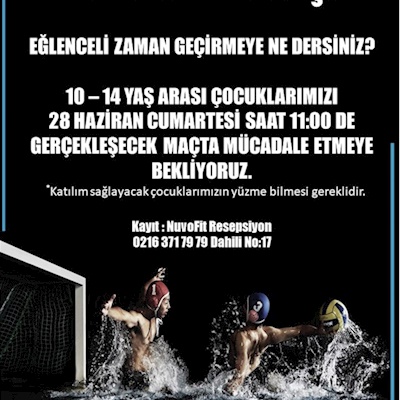 Su Topu Maçına Davetlisiniz